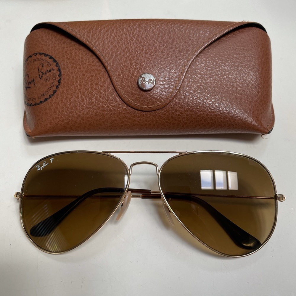POLARIZED RAY BAN AVIATORS